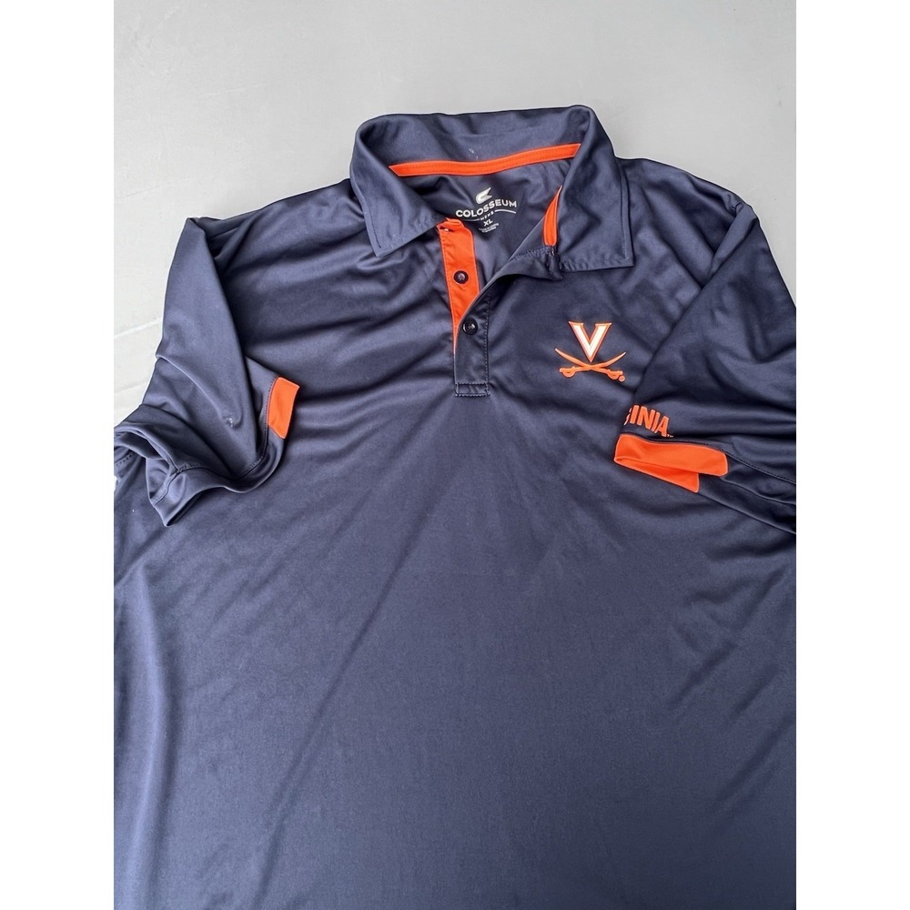 Colosseum‎ Virginia University Polo Shirt Men's XL Blue
